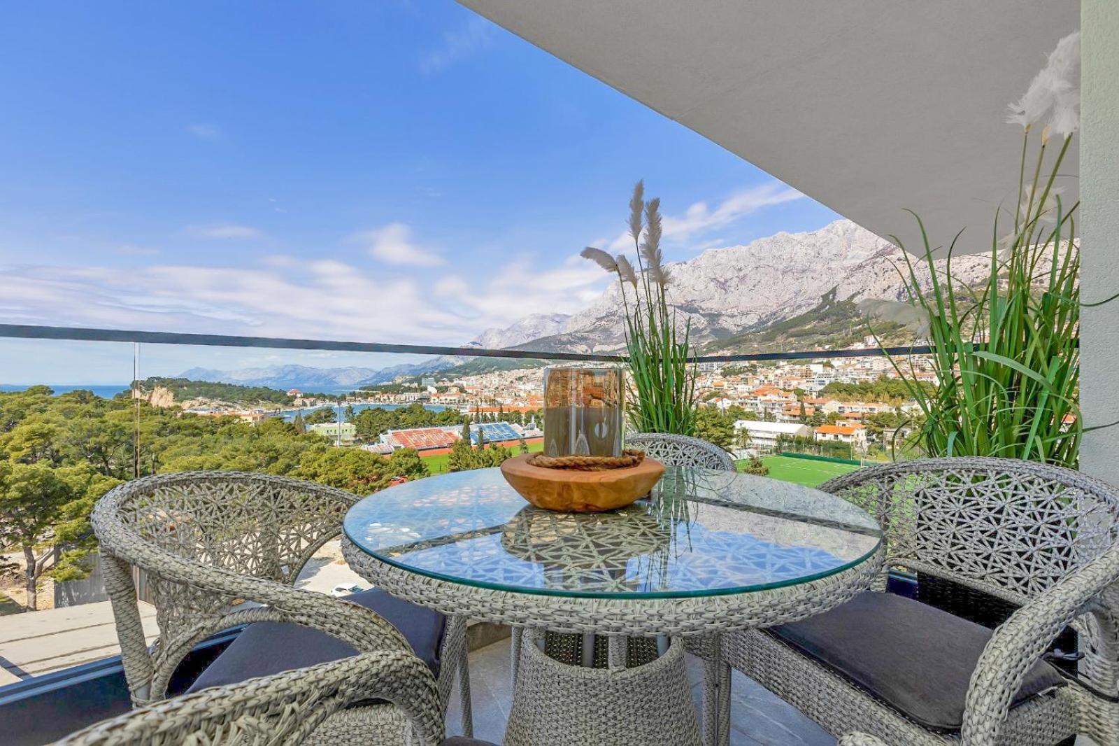 Luxury Sea View With Pool Lägenhet Makarska